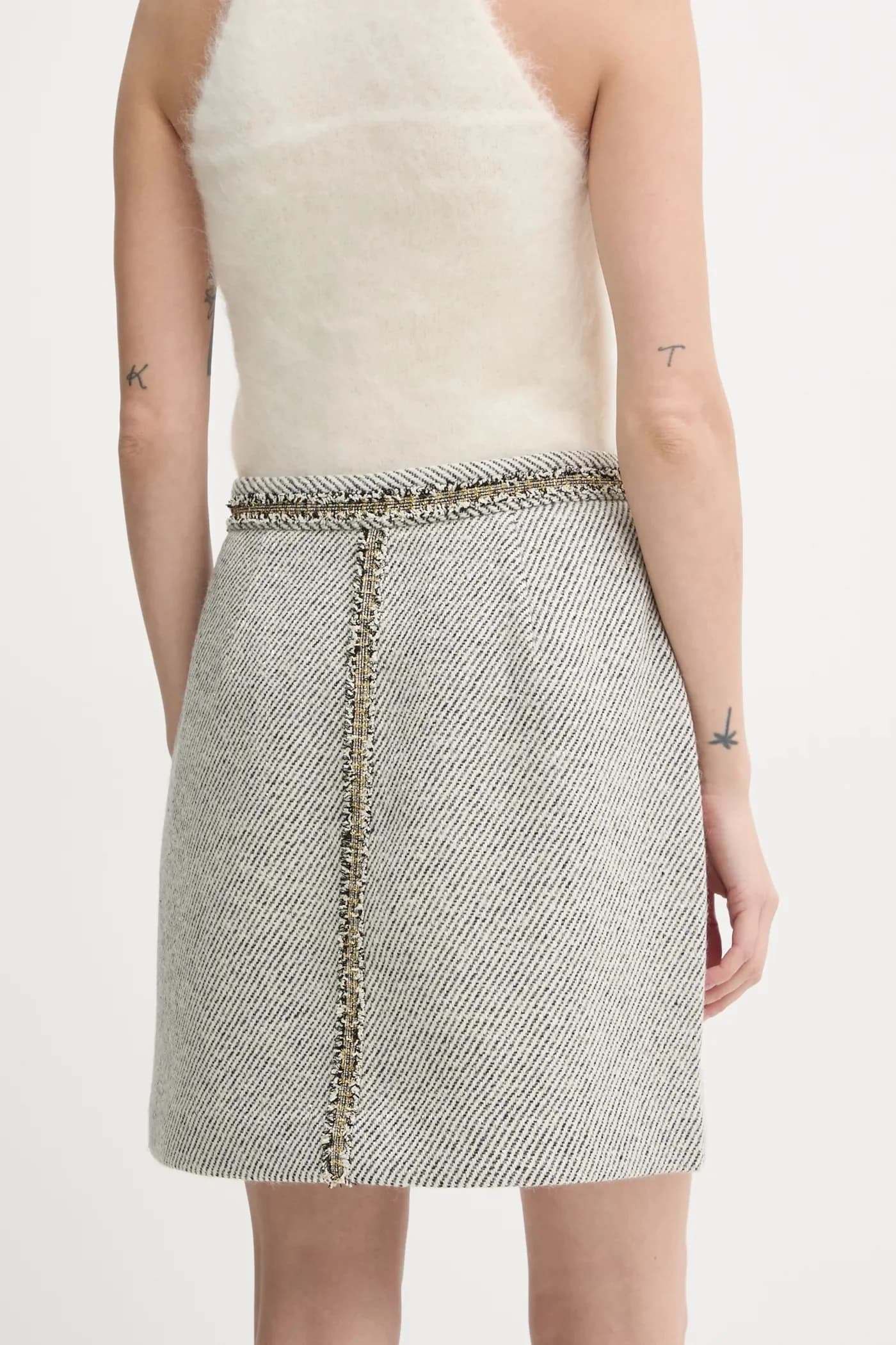 Юбка из смесовой шерсти - фото 3