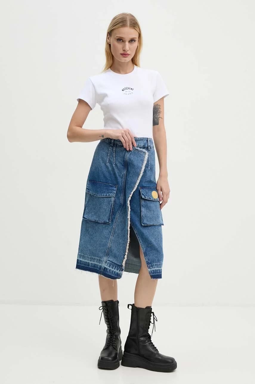Джинсовая юбка - фото 2