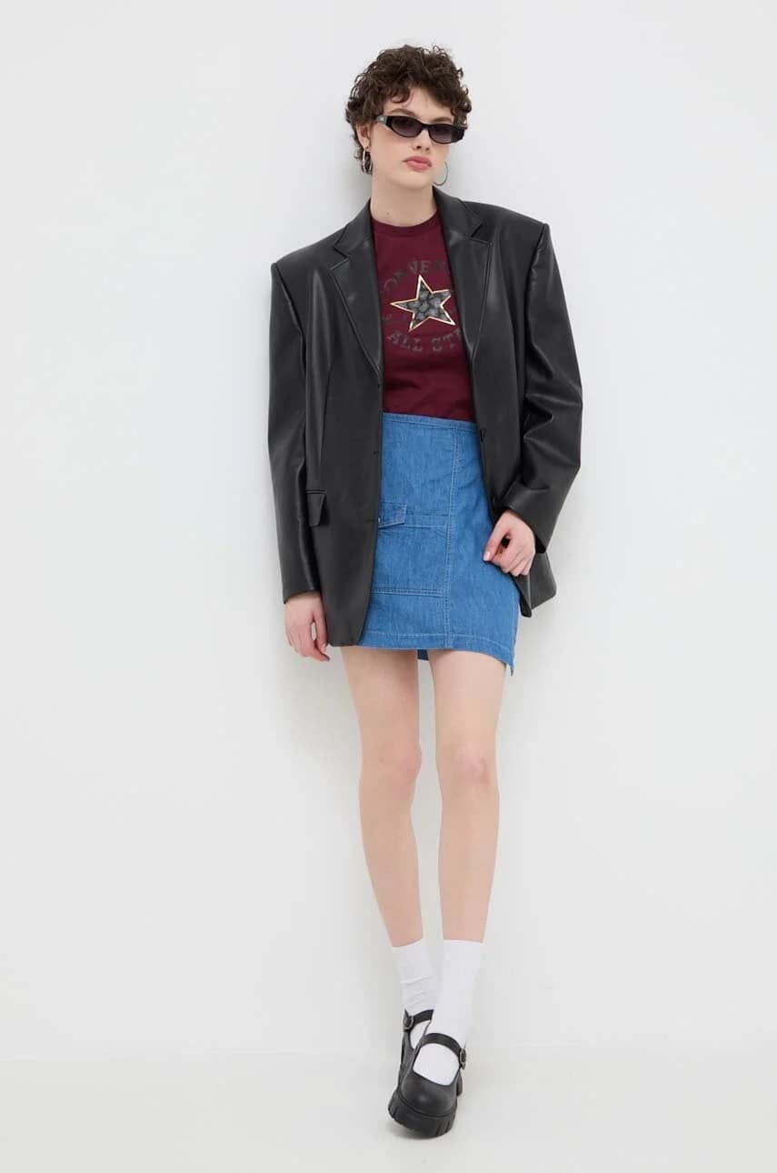 Джинсовая юбка - фото 2