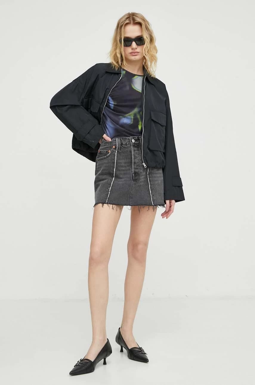 Джинсовая юбка - фото 2