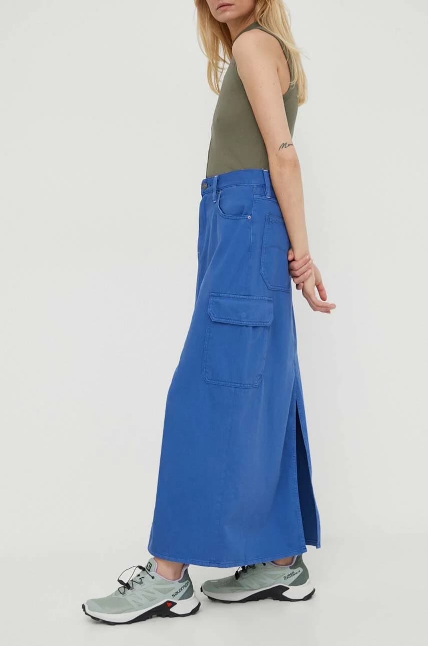 Джинсовая юбка - фото 4