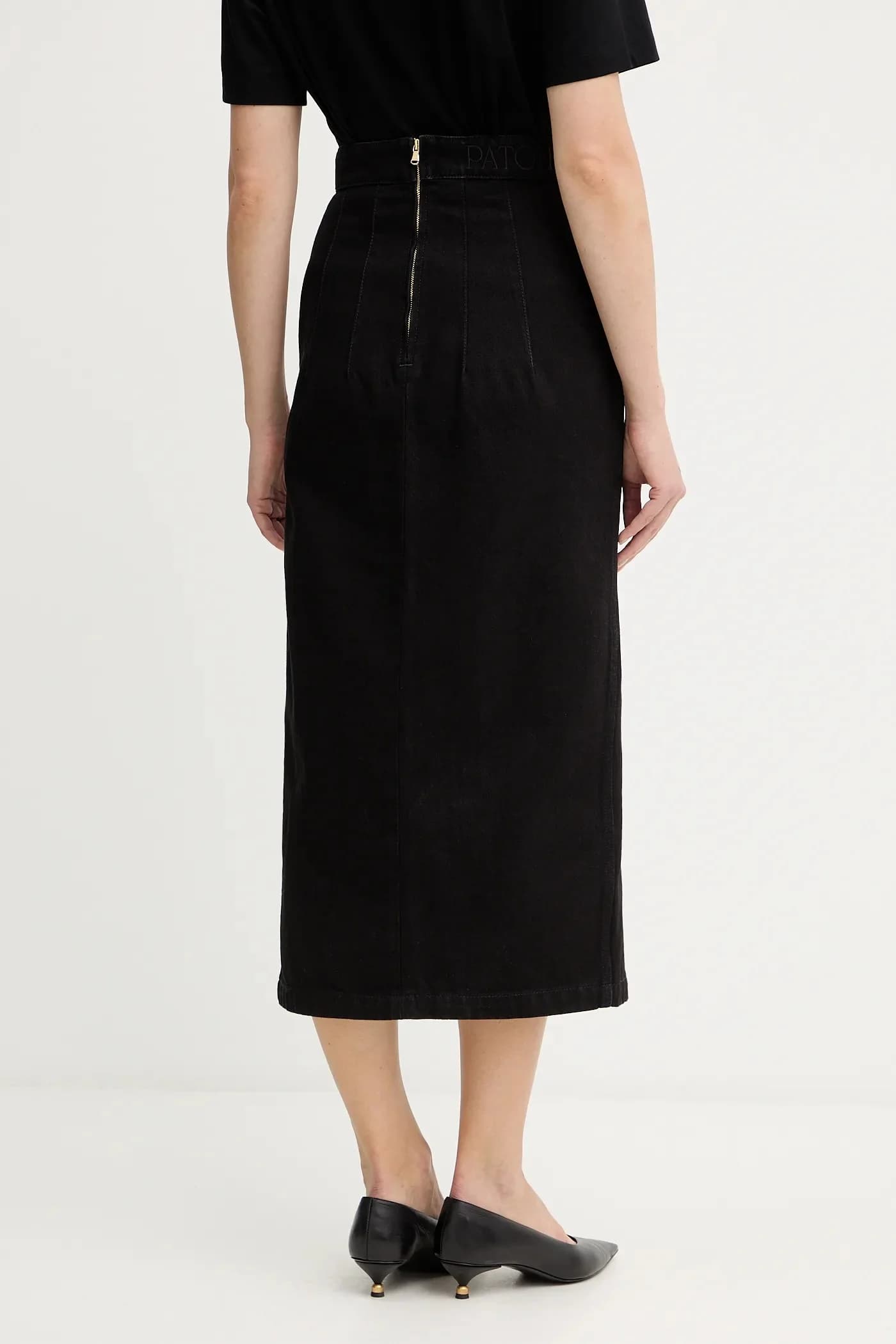 Джинсовая юбка - фото 3