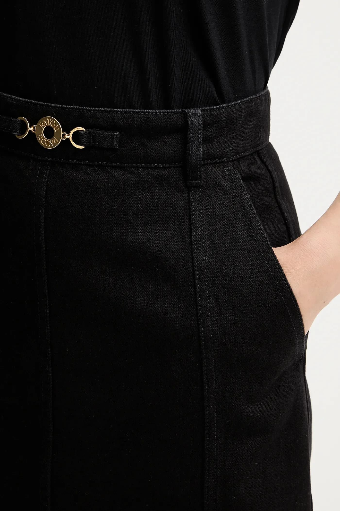 Джинсовая юбка - фото 4