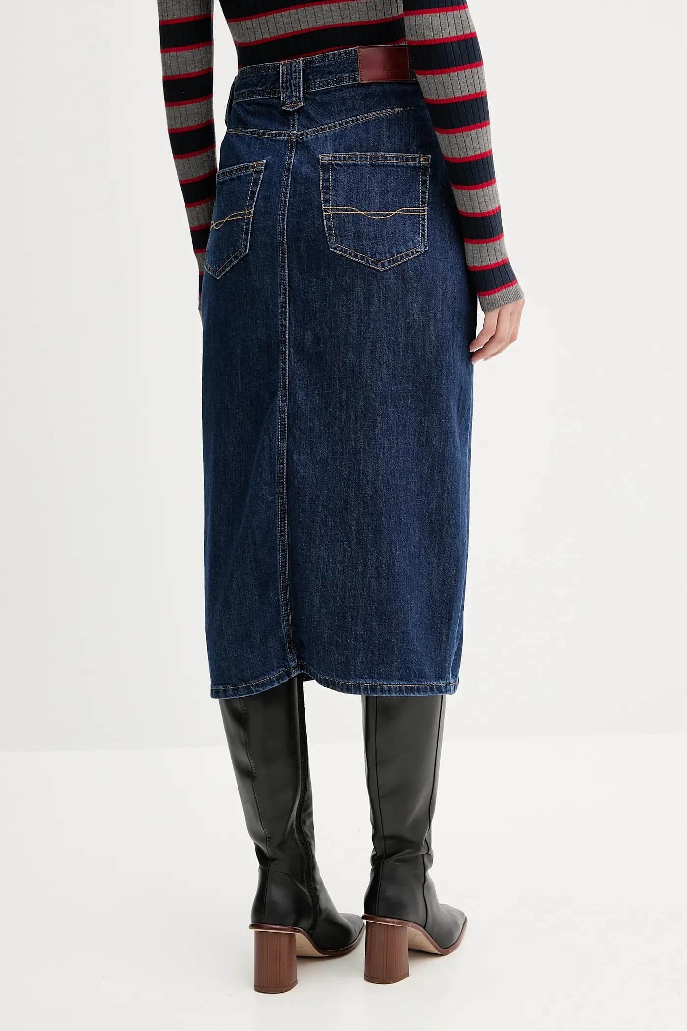 Джинсовая юбка - фото 3