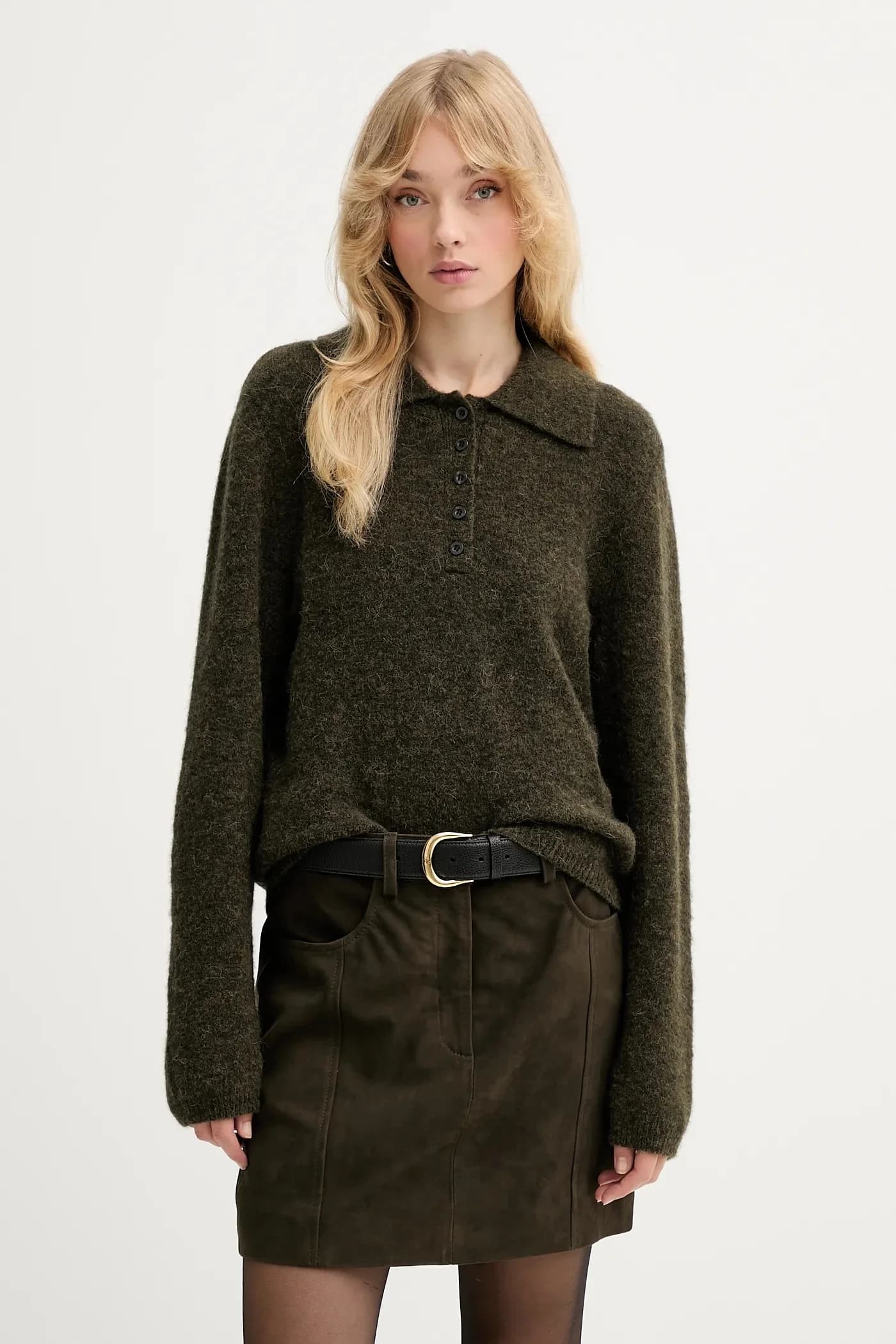 Замшевая юбка - фото 4