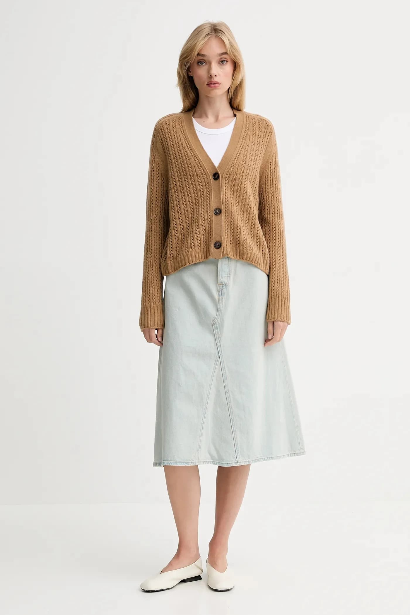 Джинсовая юбка - фото 2