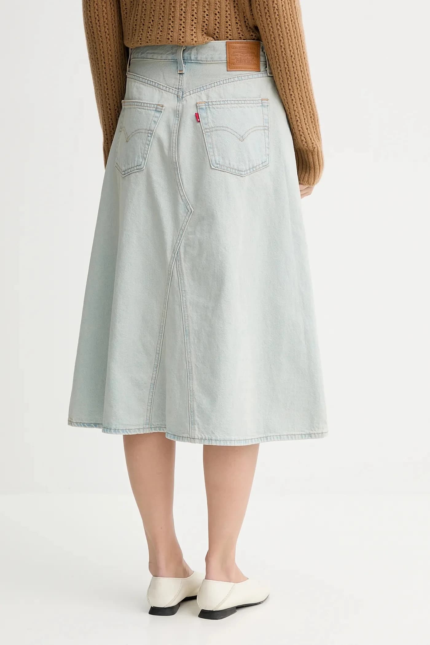 Джинсовая юбка - фото 3