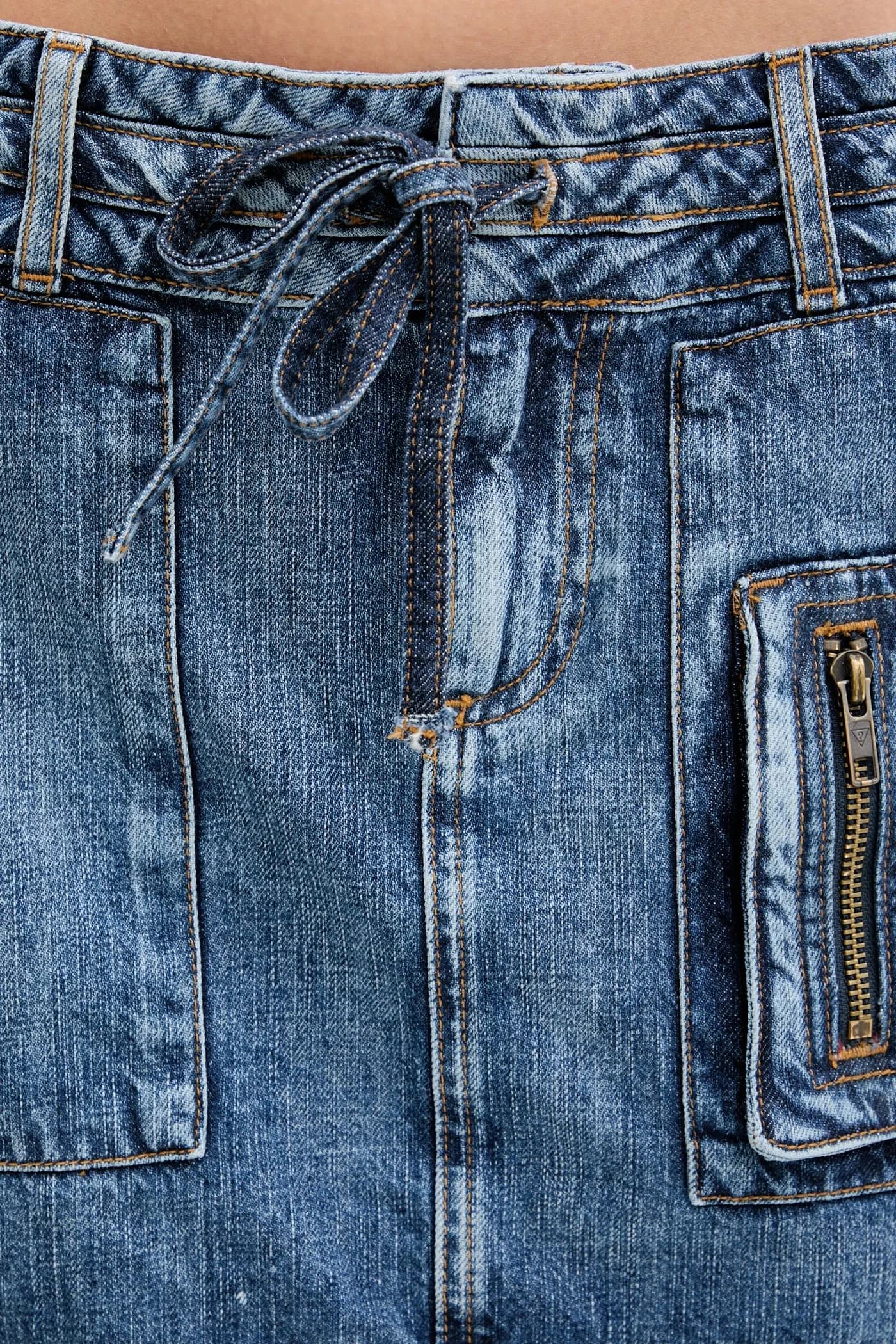 джинсовая юбка HARRINGTON - фото 4