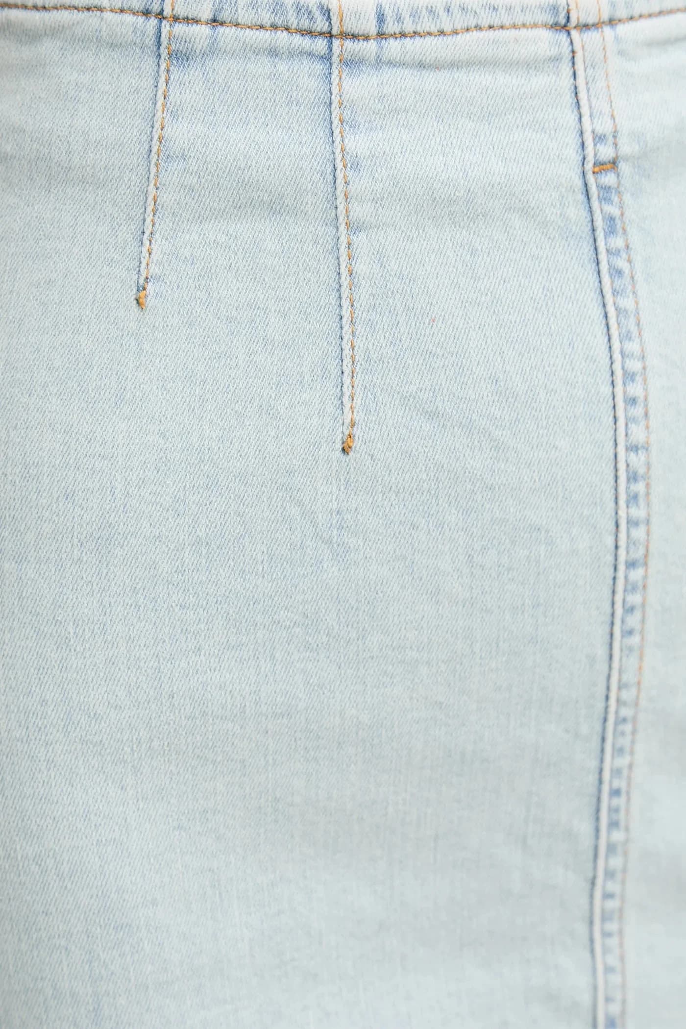 Джинсовая юбка - фото 4