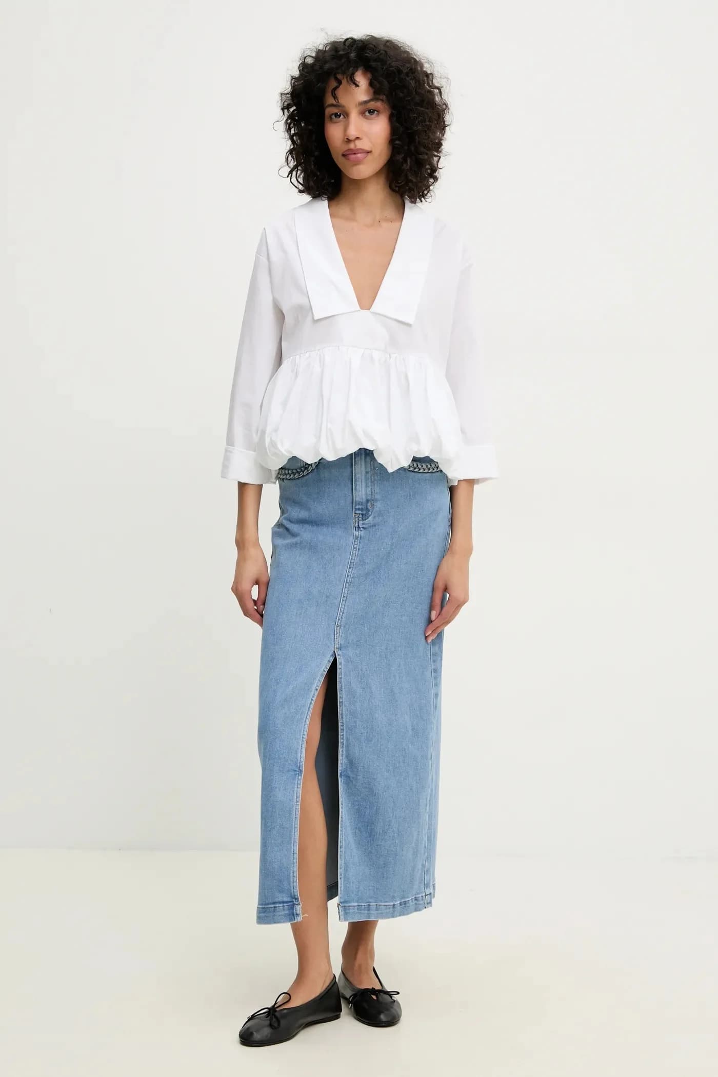 Джинсовая юбка - фото 2