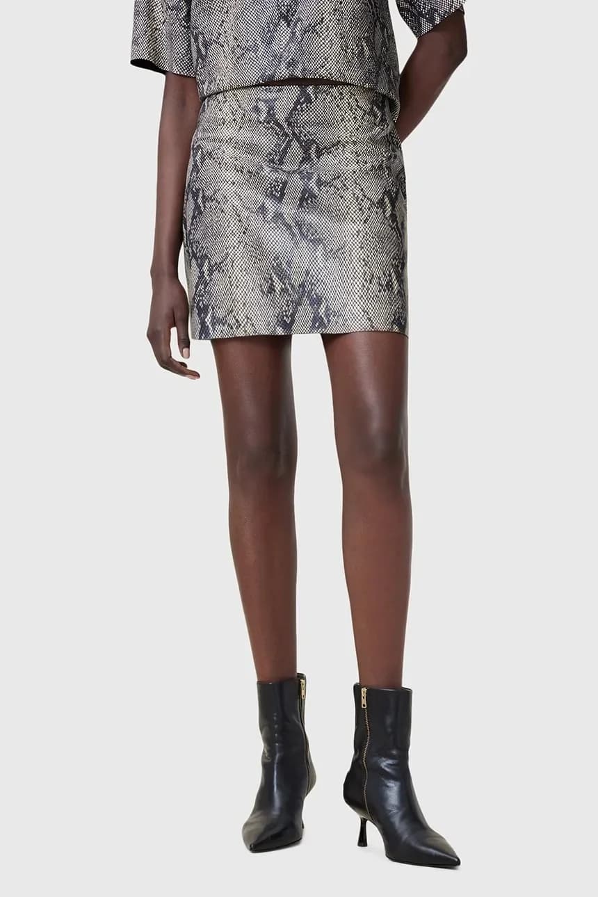 RENAI кожаная юбка - фото 2