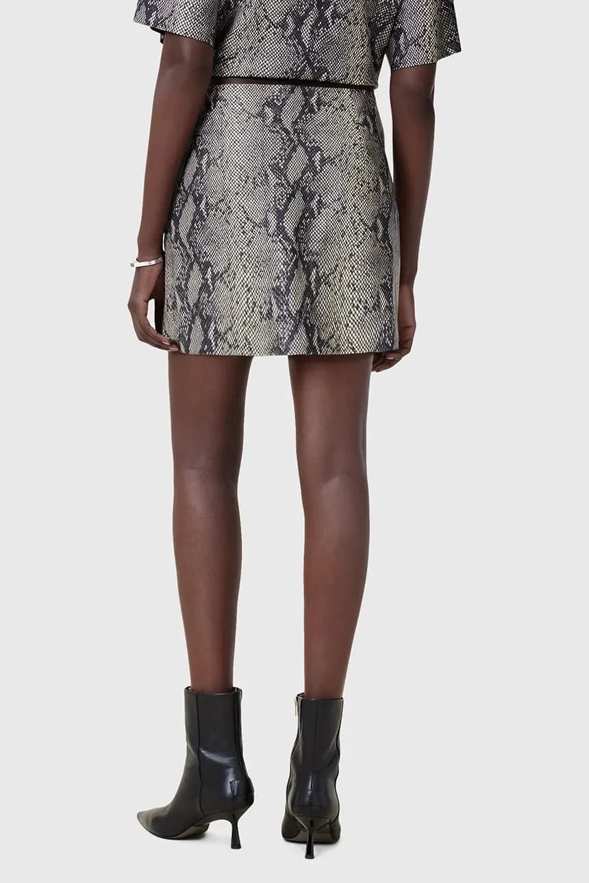 RENAI кожаная юбка - фото 5