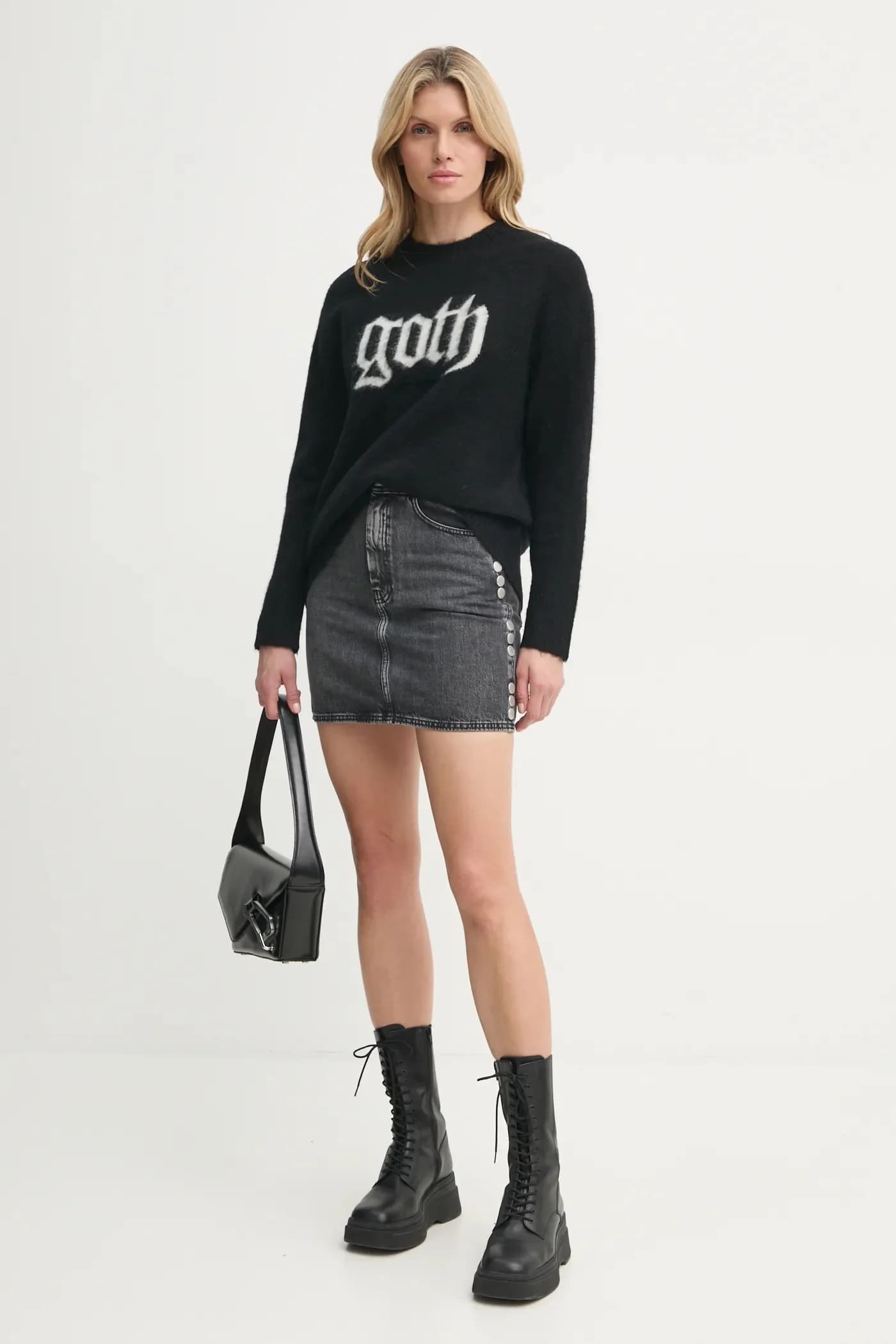 Джинсовая юбка - фото 2