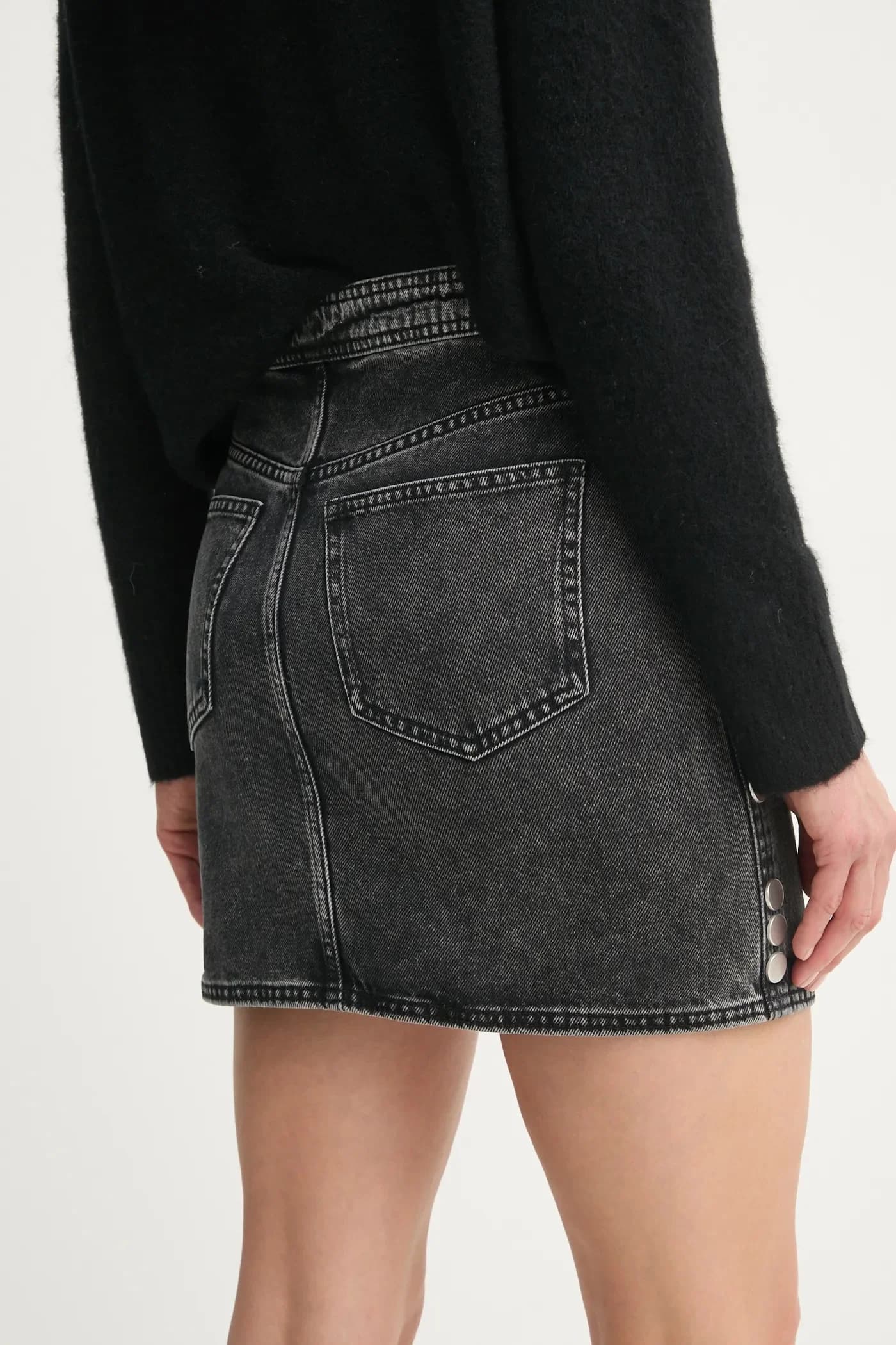 Джинсовая юбка - фото 3