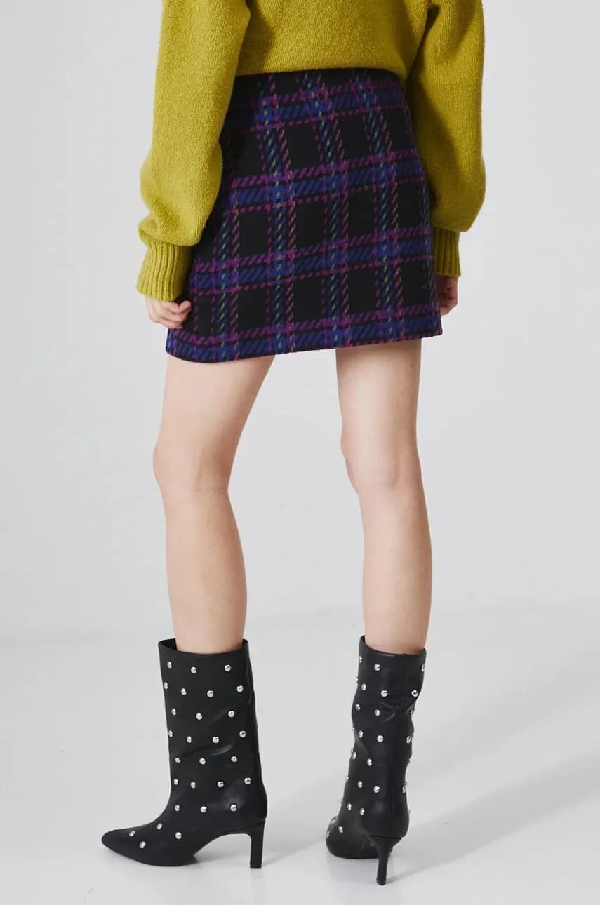 Юбка из смесовой шерсти - фото 3