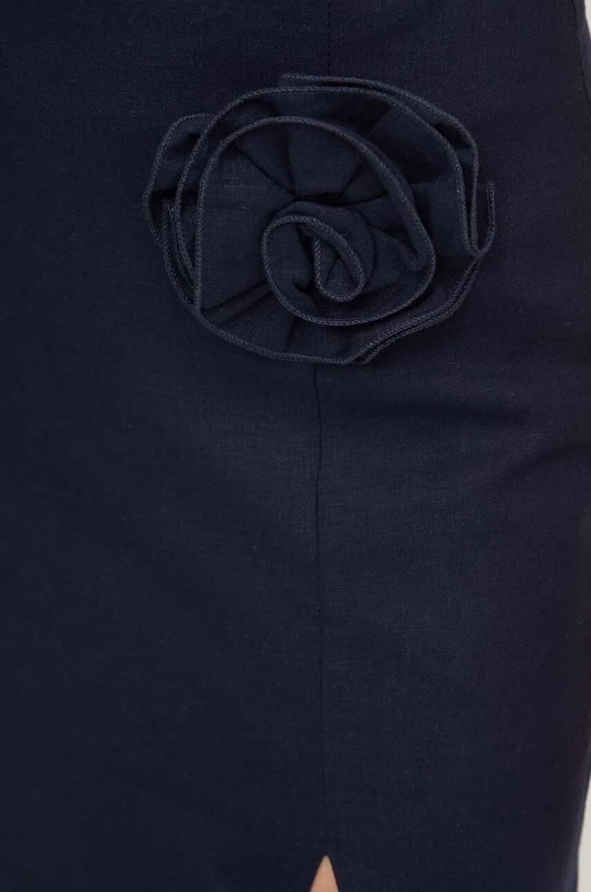 Льняная юбка - фото 3