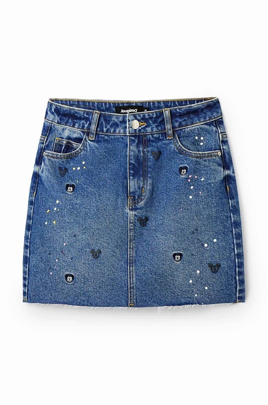 Джинсовая юбка - фото 5