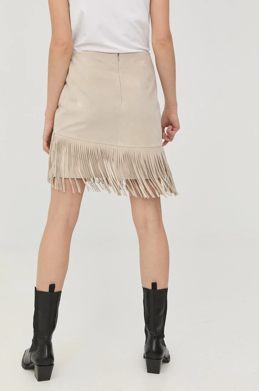 Замшевая юбка - фото 3