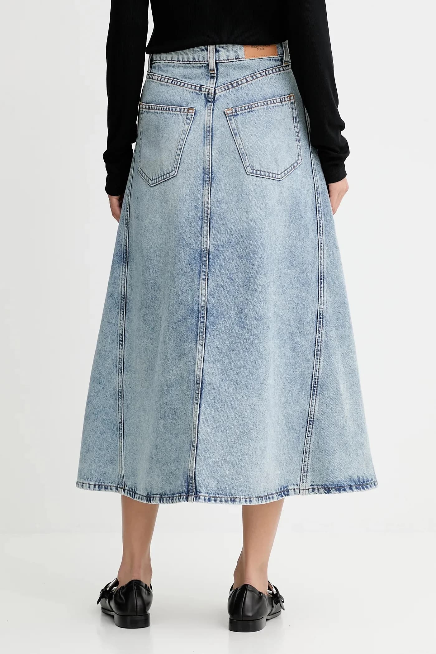 Джинсовая юбка - фото 3