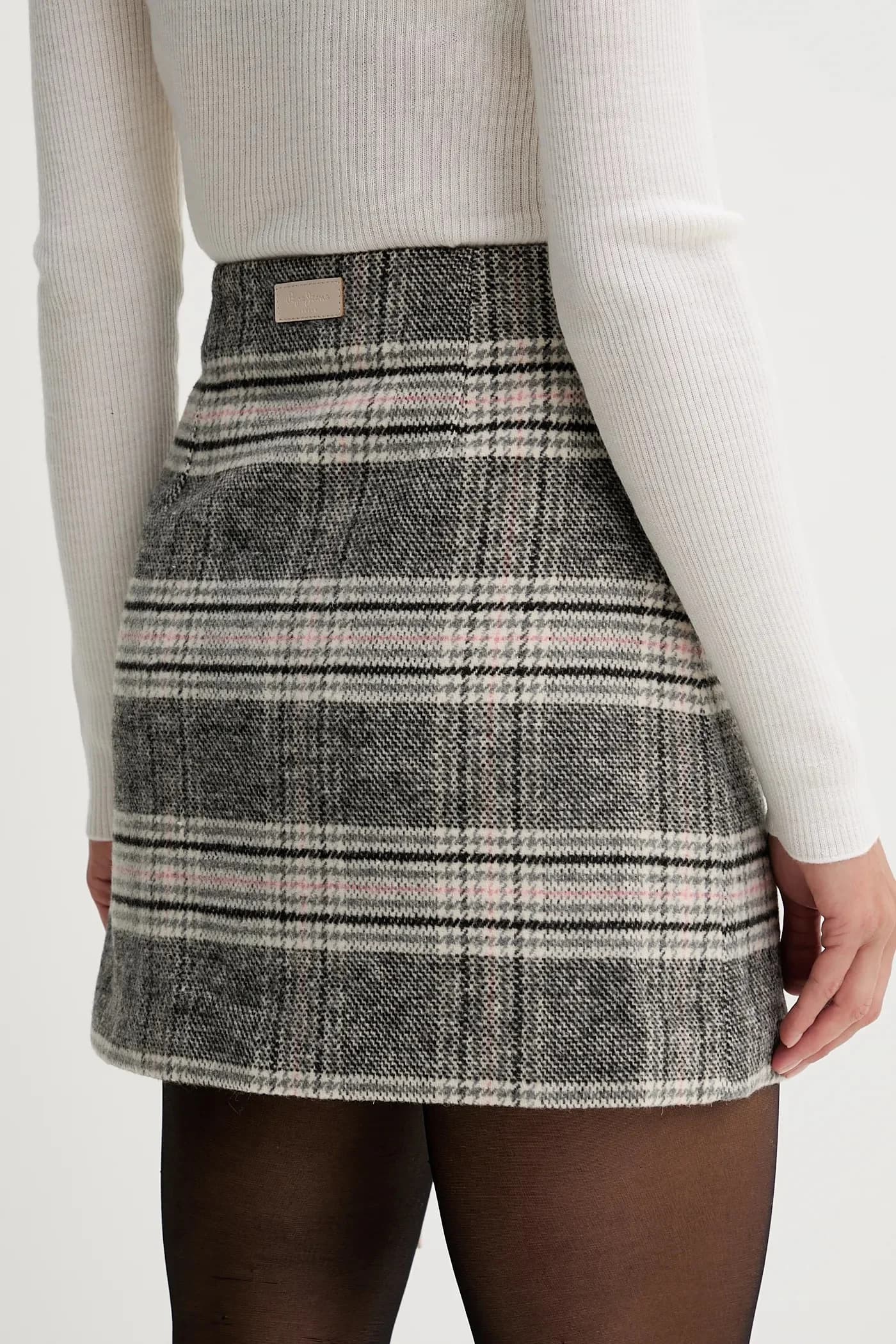 Юбка из смесовой шерсти - фото 3