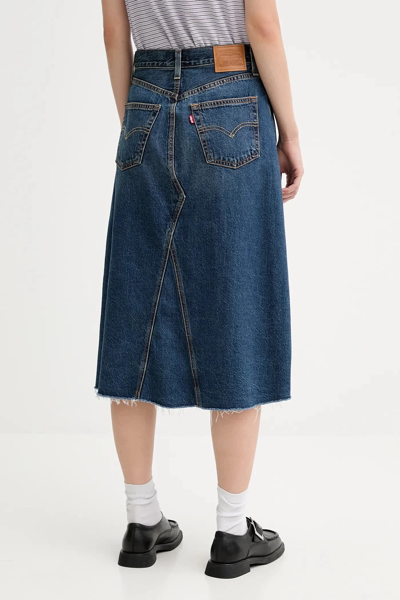 Джинсовая юбка - фото 3