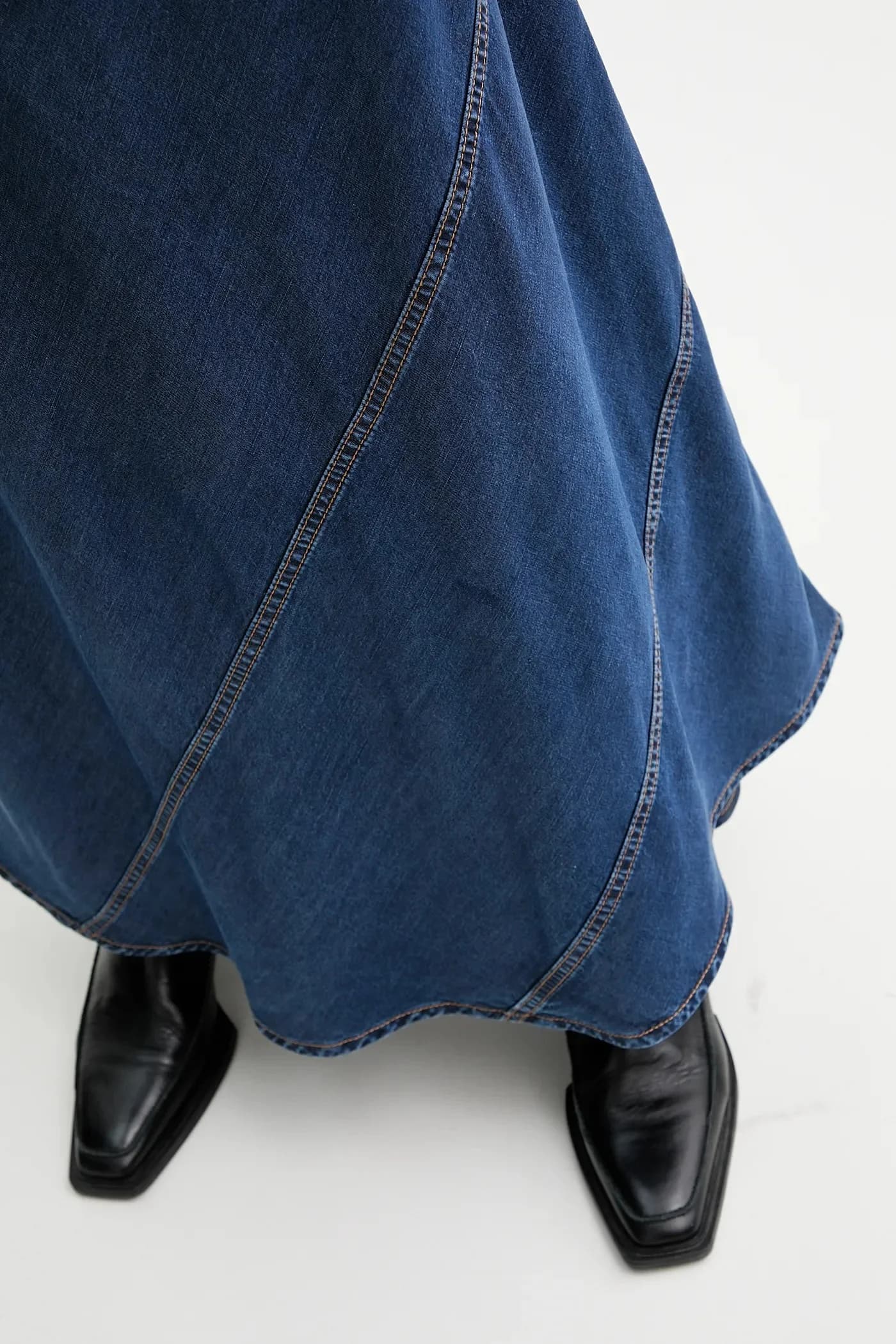 джинсовая юбка PARSON - фото 4