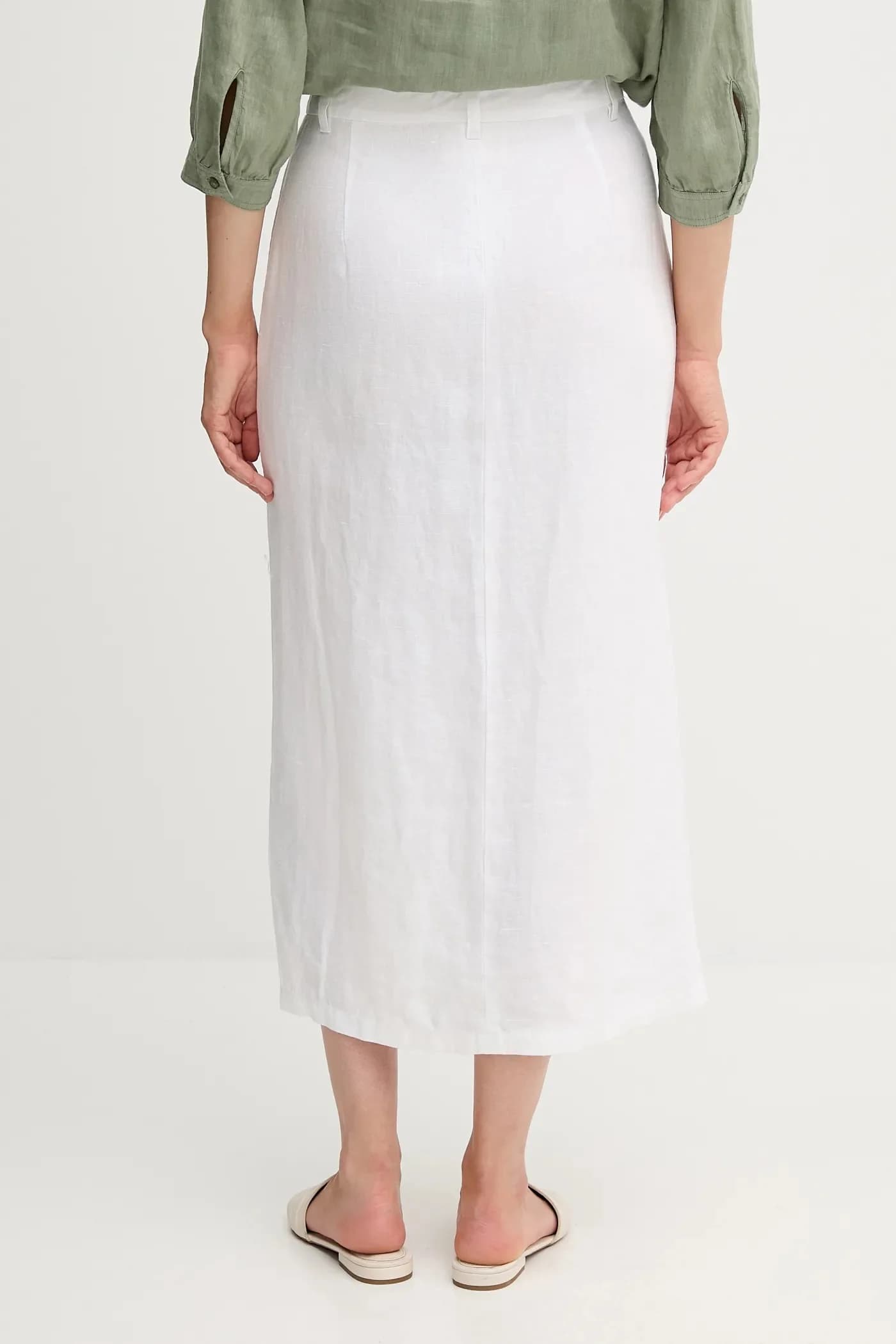 Льняная юбка - фото 3