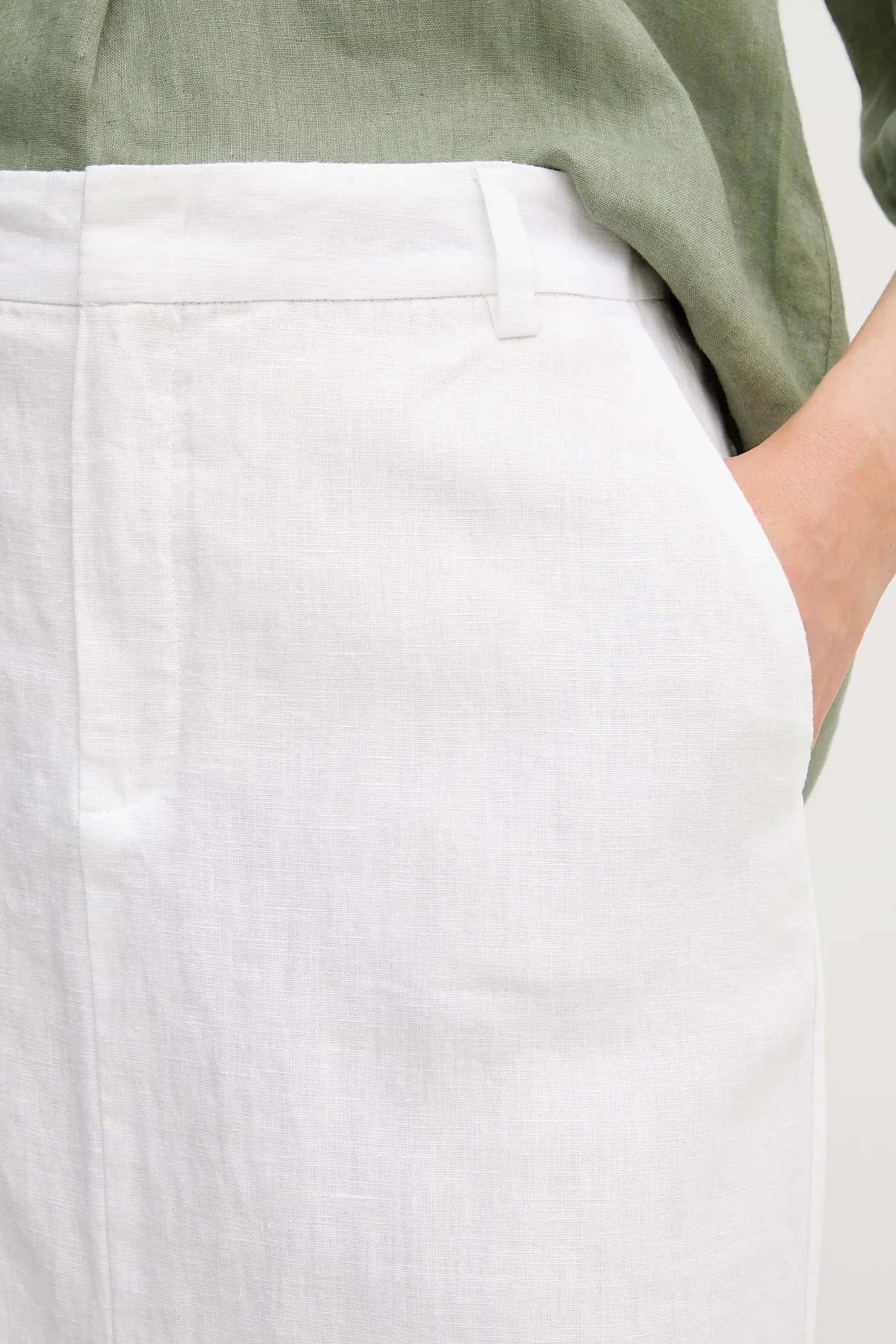 Льняная юбка - фото 4