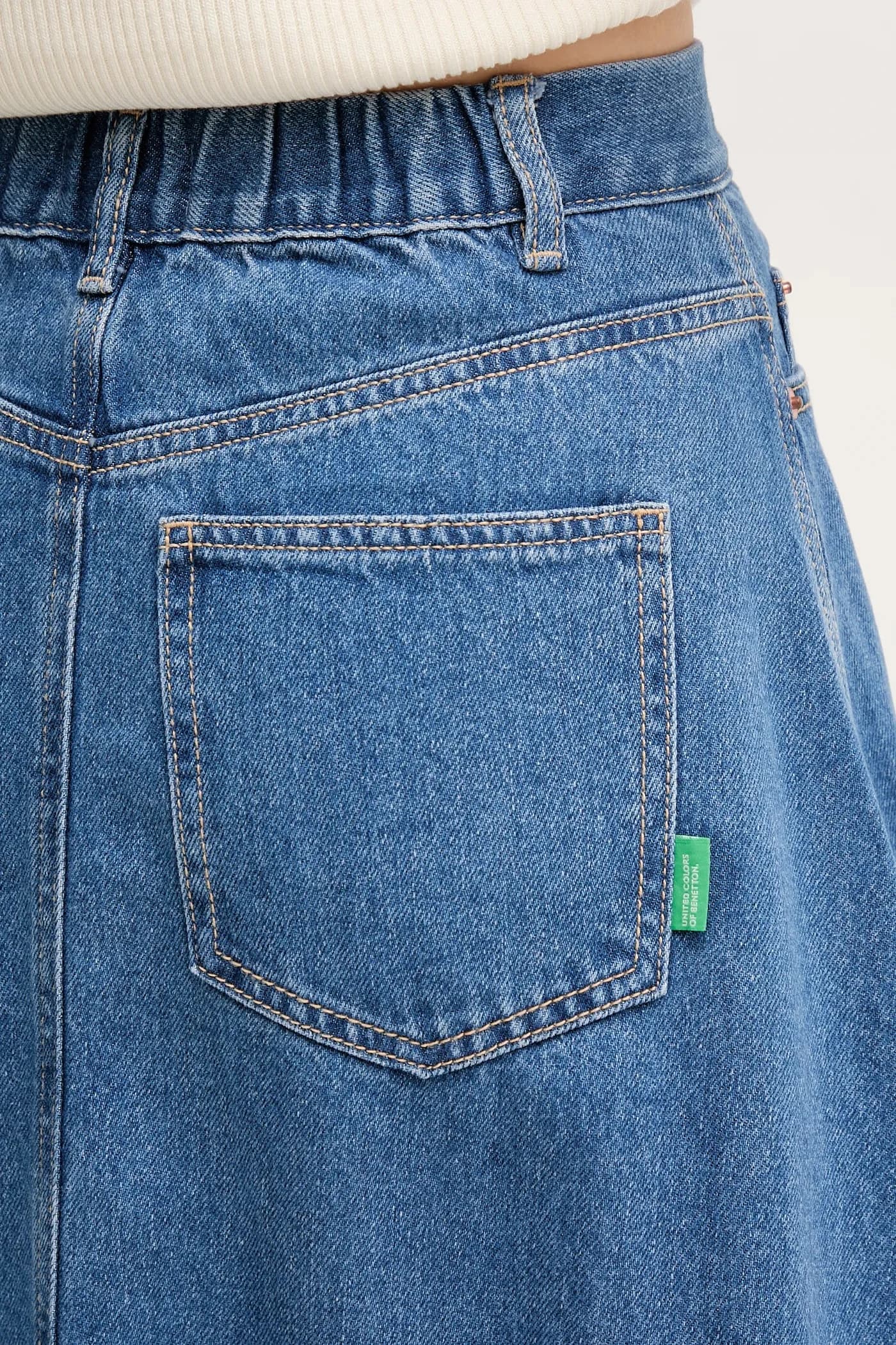 Джинсовая юбка - фото 4