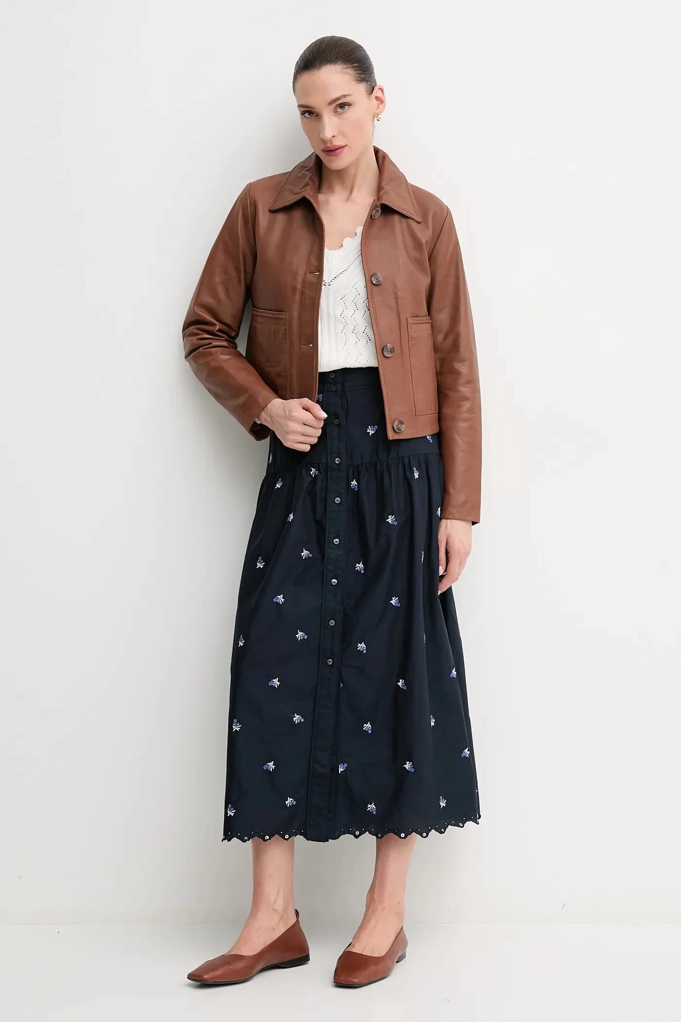 Юбка EVEN из хлопка - фото 2