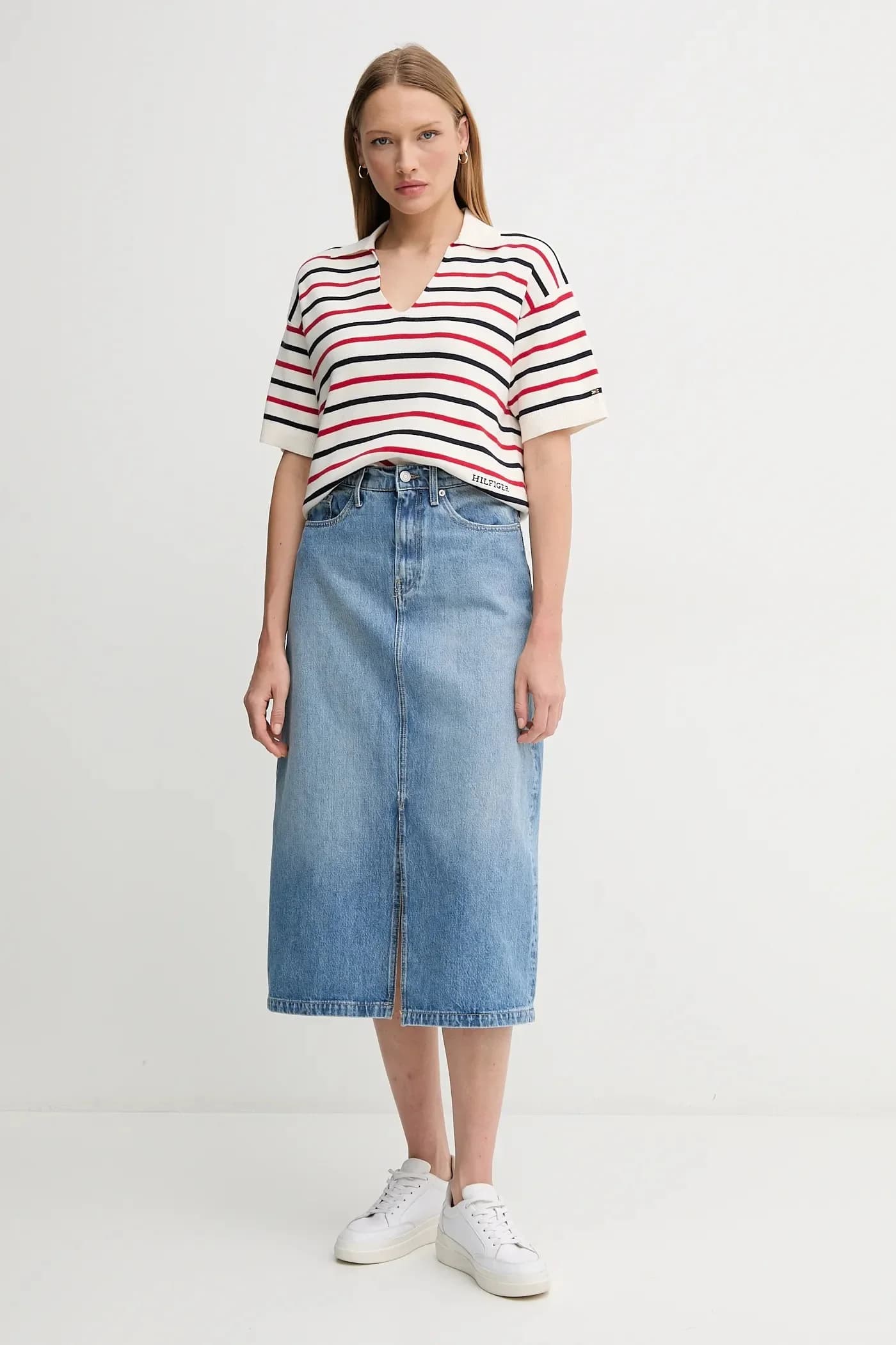 Джинсовая юбка - фото 2