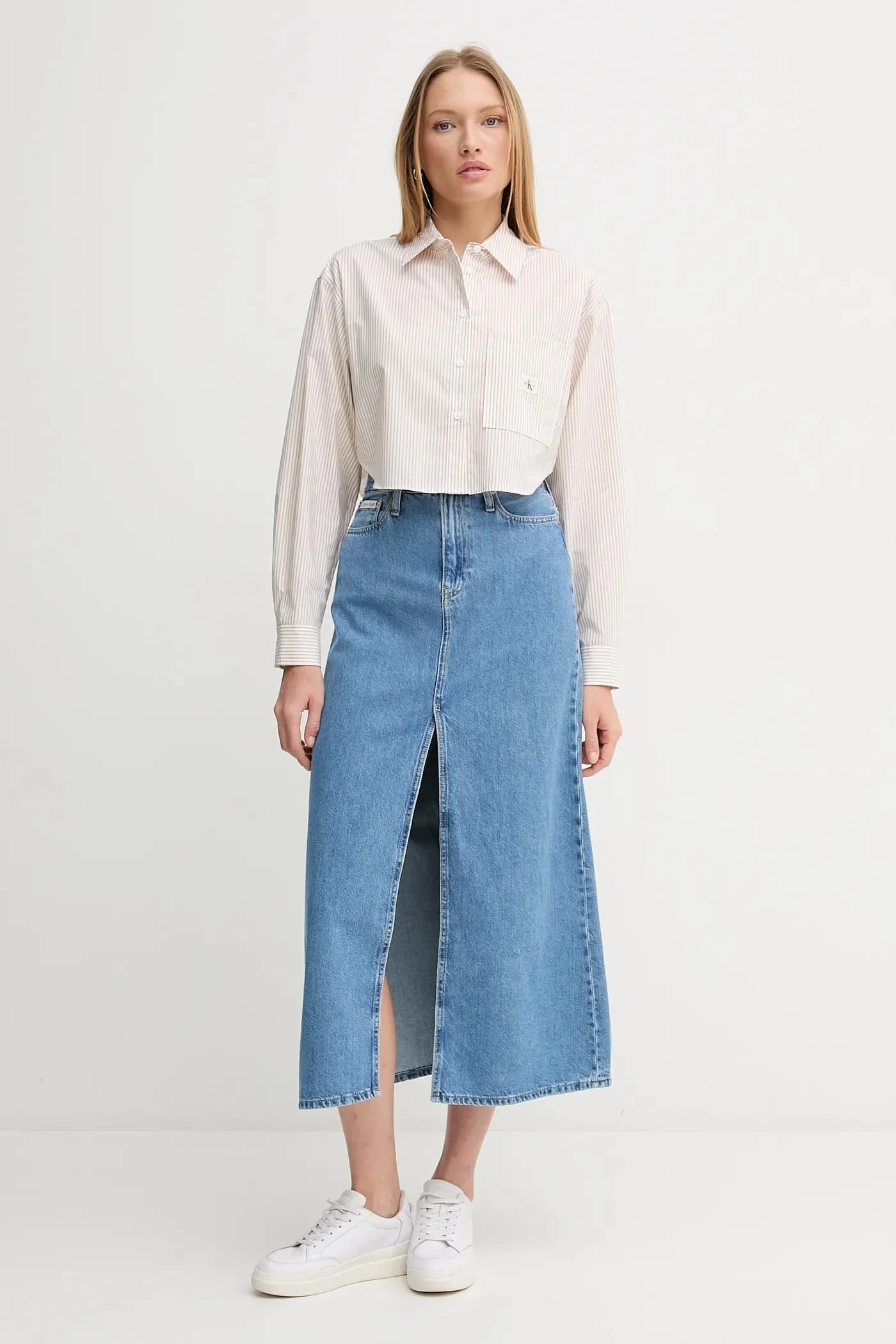 Джинсовая юбка - фото 2