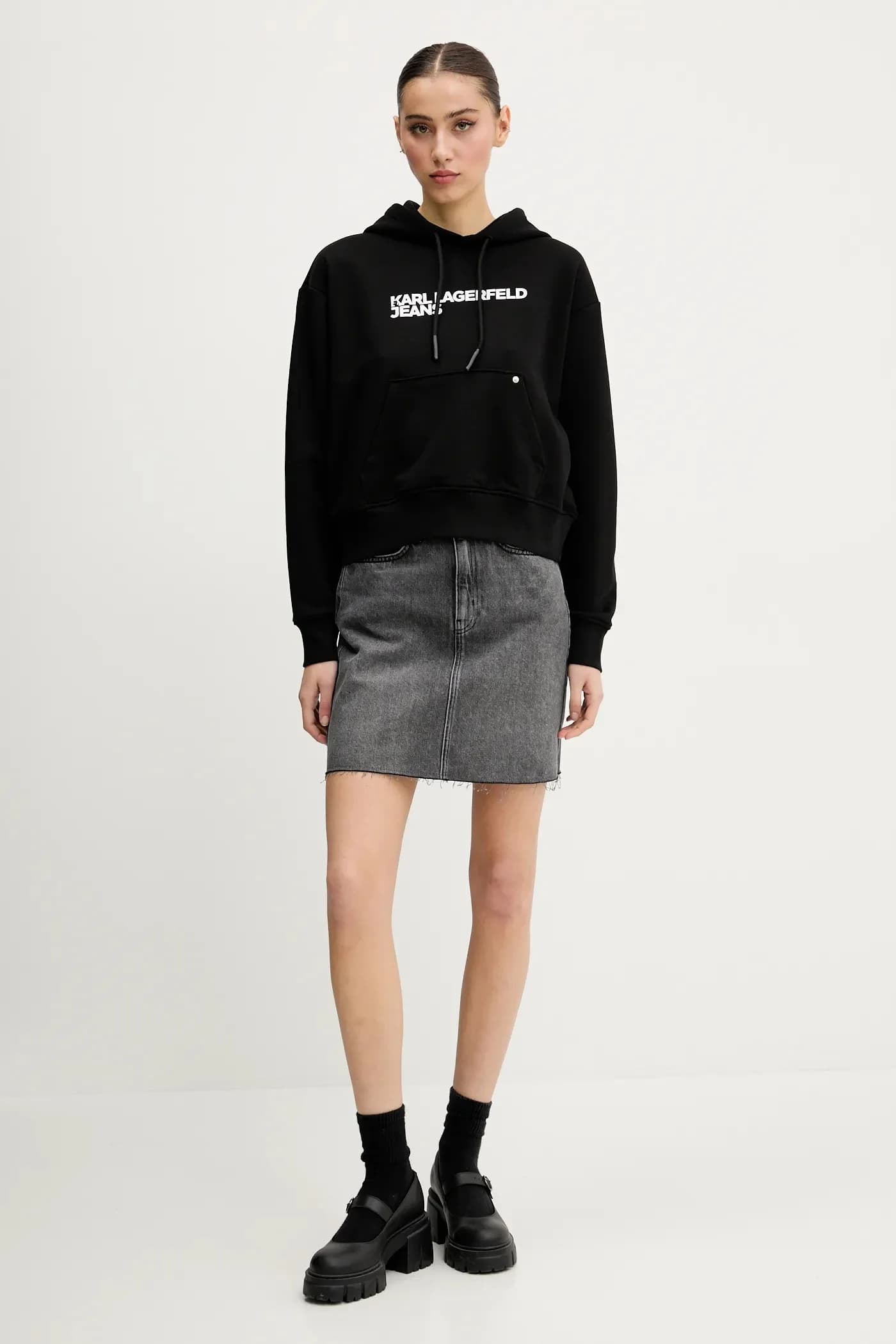 Джинсовая юбка - фото 2