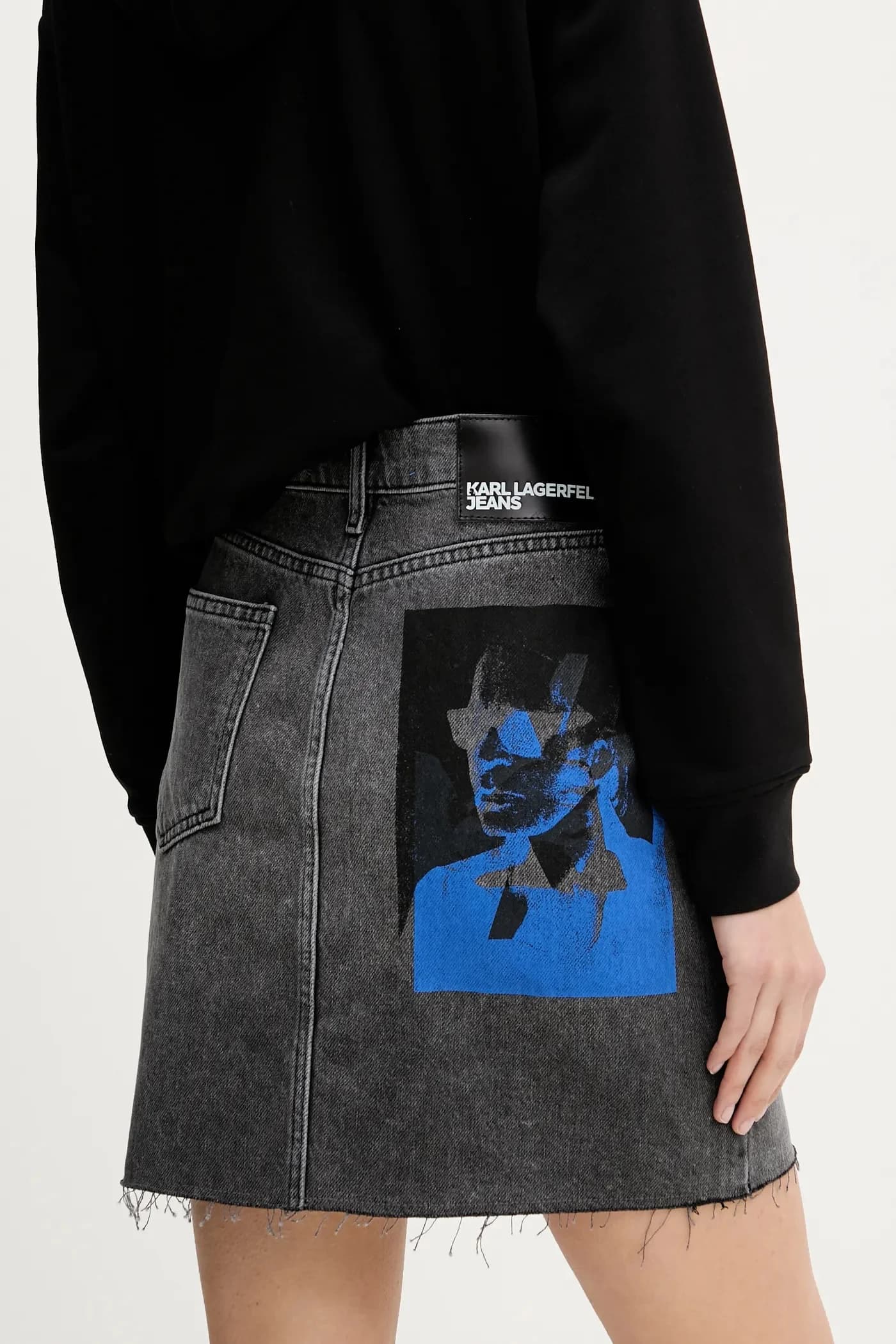 Джинсовая юбка - фото 3