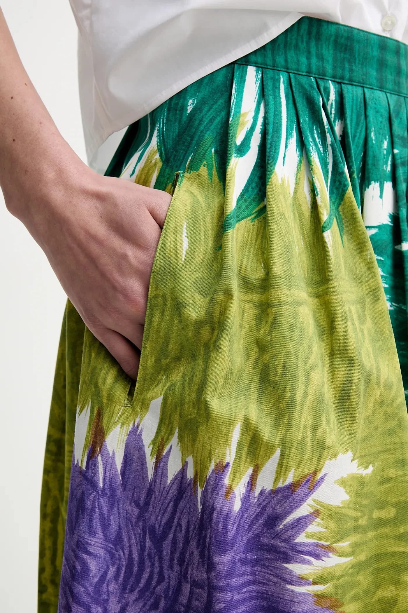 Хлопковая юбка - фото 4