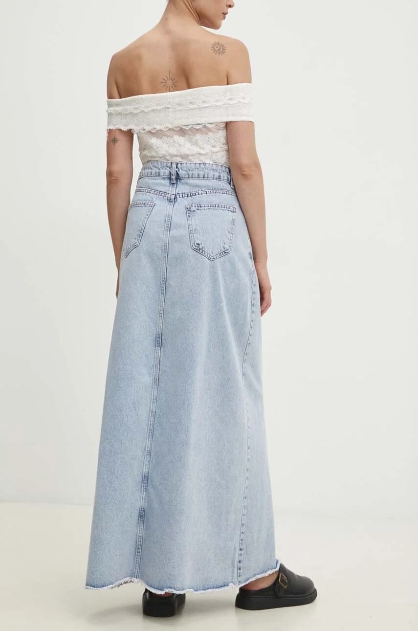 Джинсовая юбка - фото 3