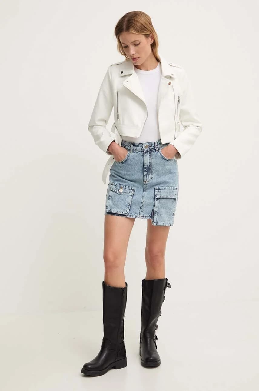 Джинсовая юбка - фото 2