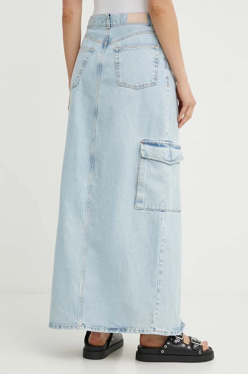 Джинсовая юбка - фото 3