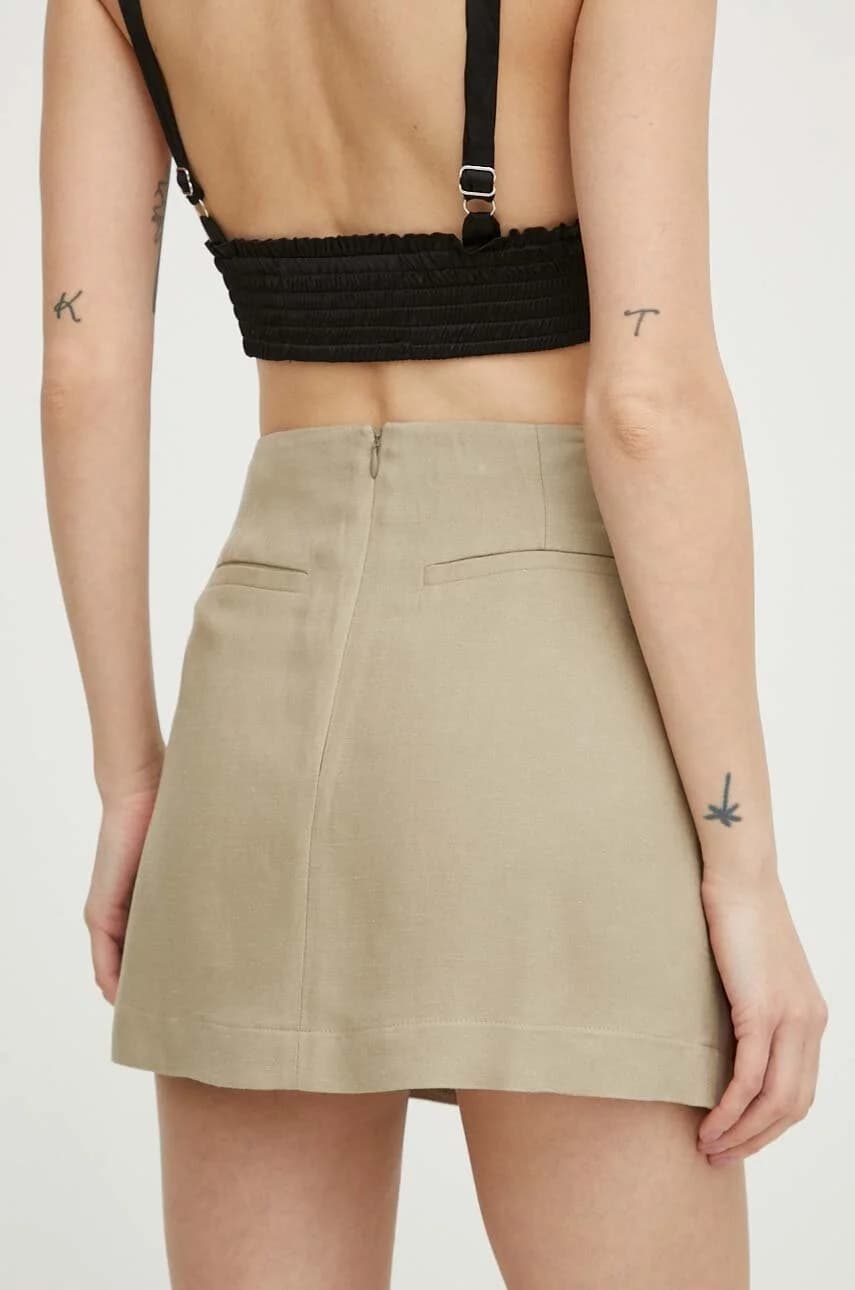 Юбка Debby из смесового льна - фото 3