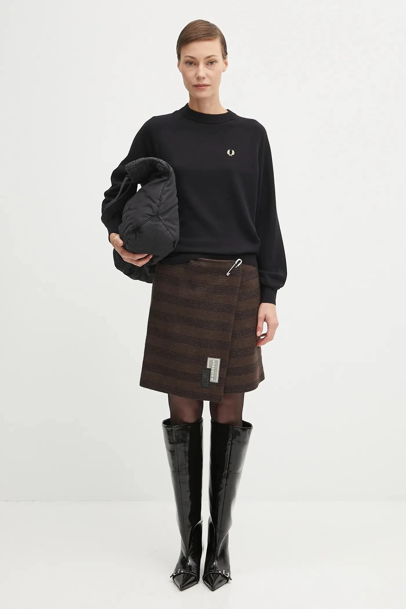 Шерстяная юбка - фото 5