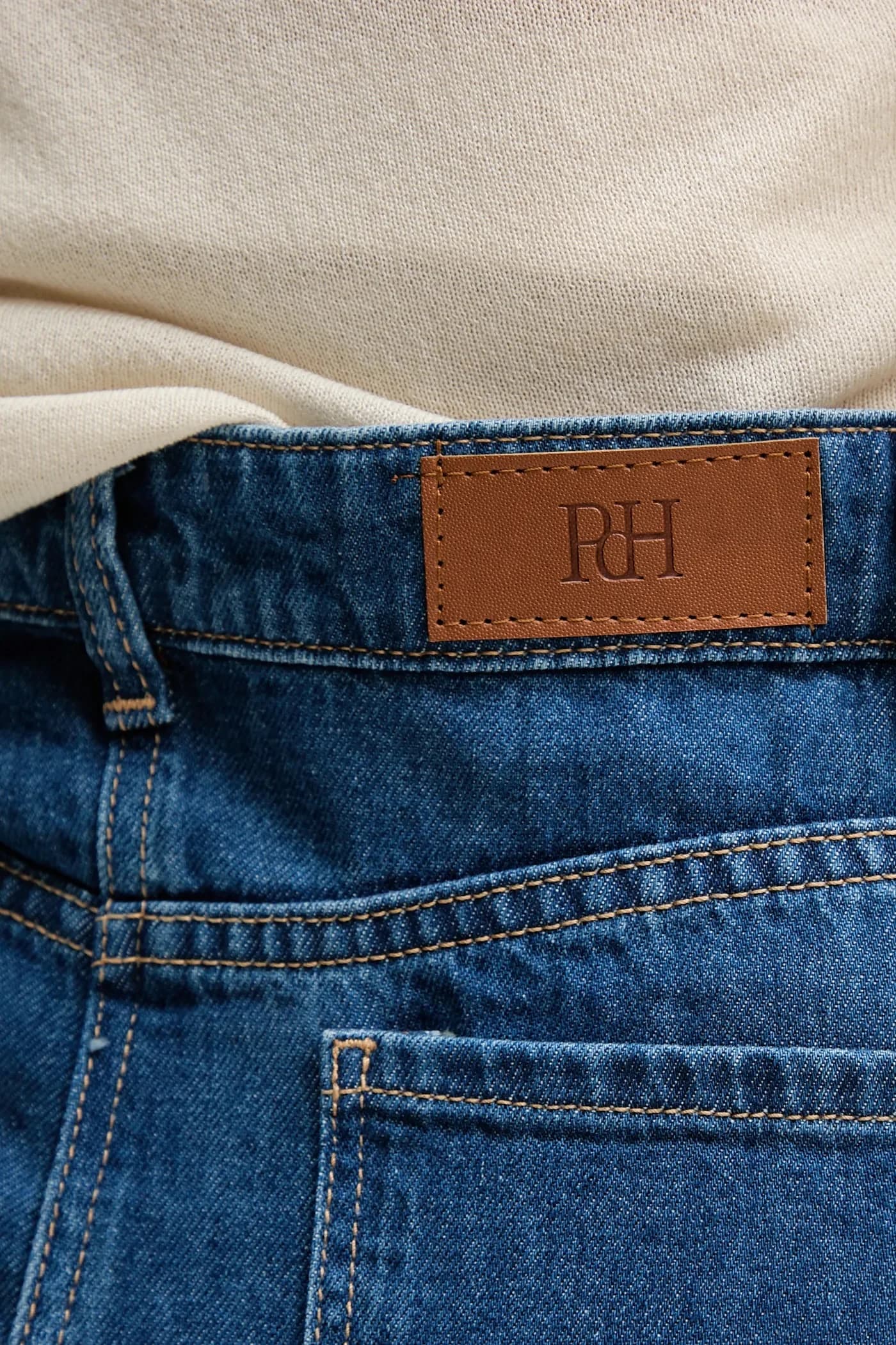 Хлопковая джинсовая юбка - фото 4