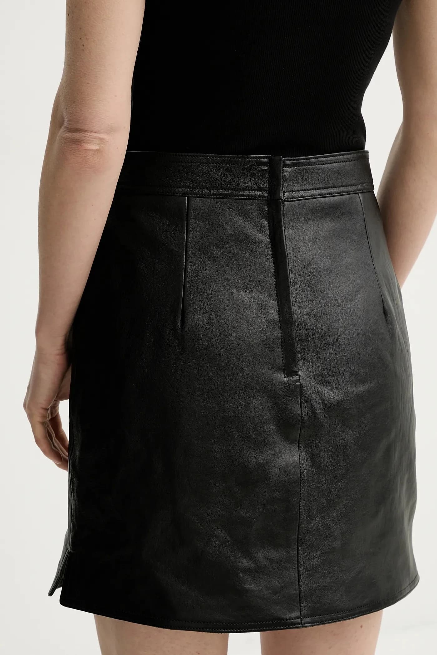 Кожаная юбка - фото 3