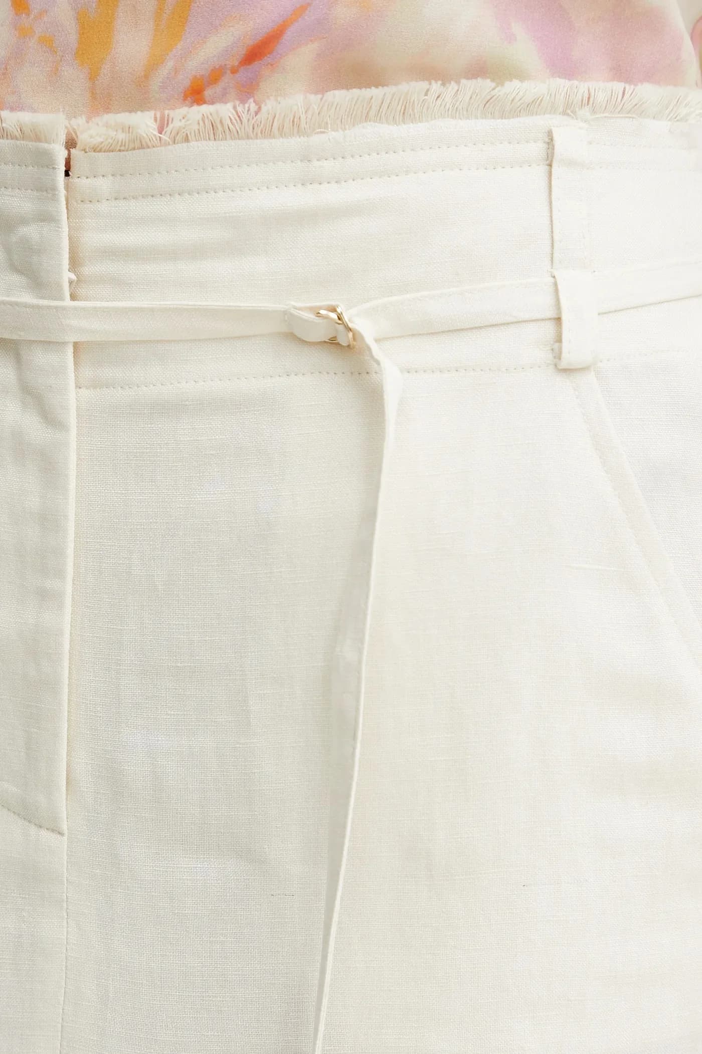 Юбка из смесового льна - фото 4