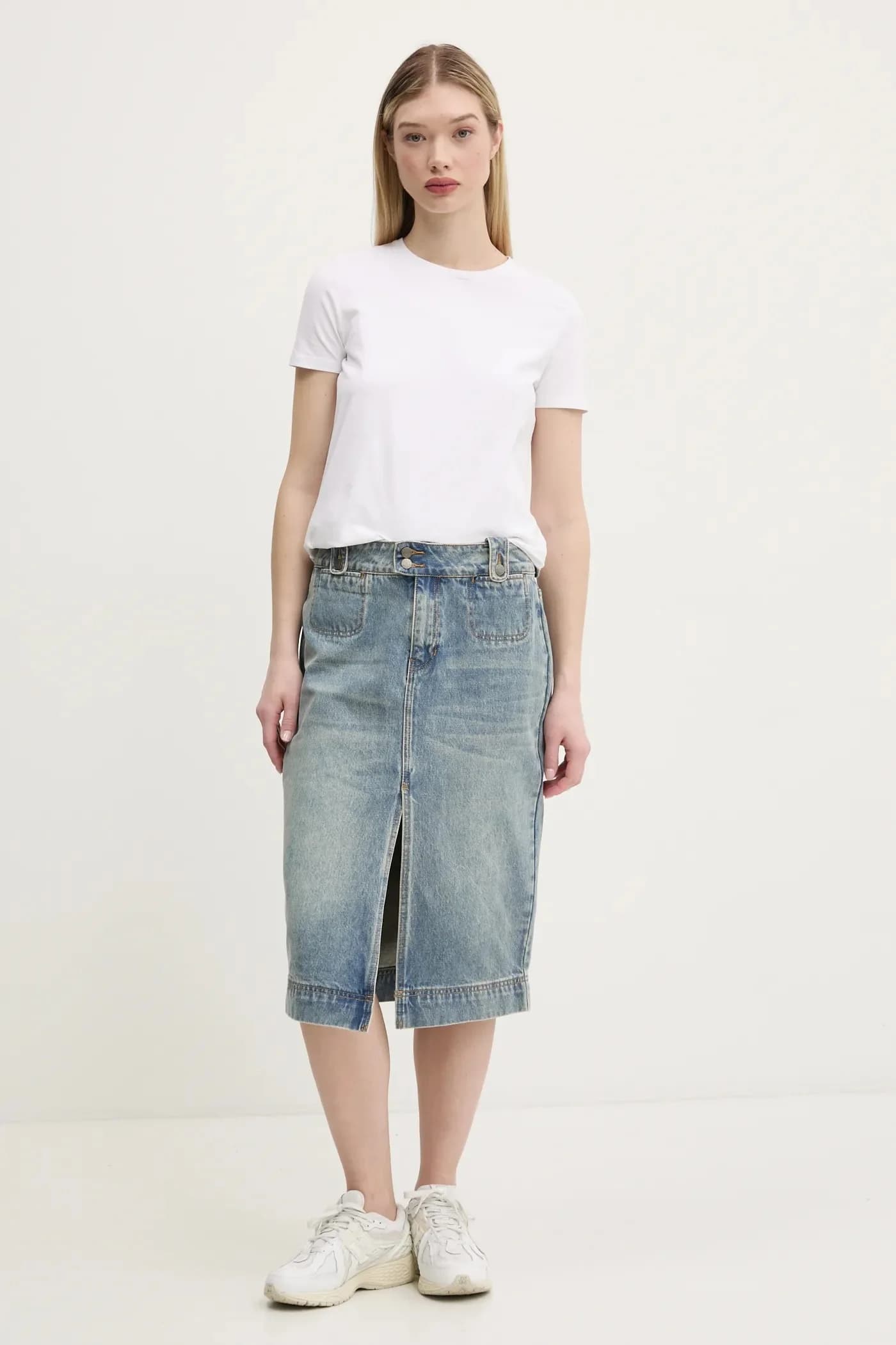 Джинсовая юбка - фото 2