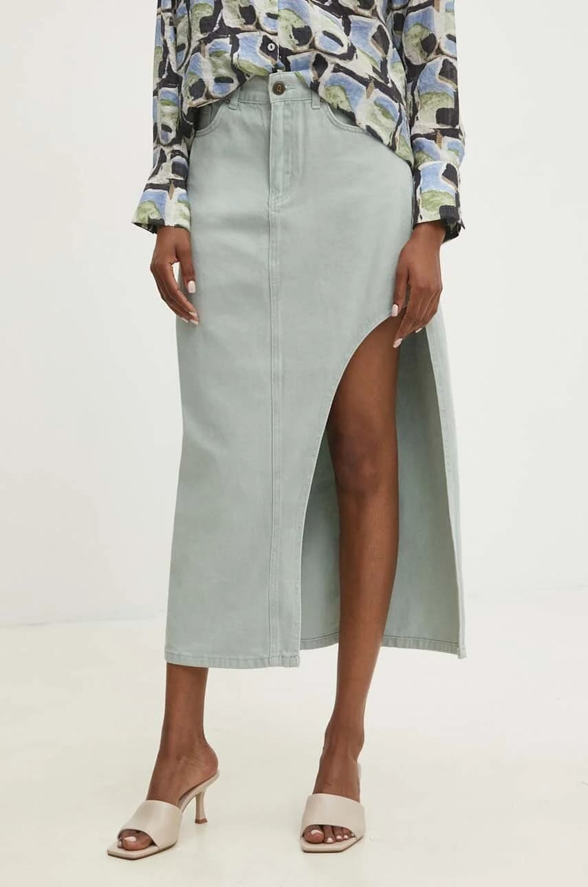 Джинсовая юбка - фото 2