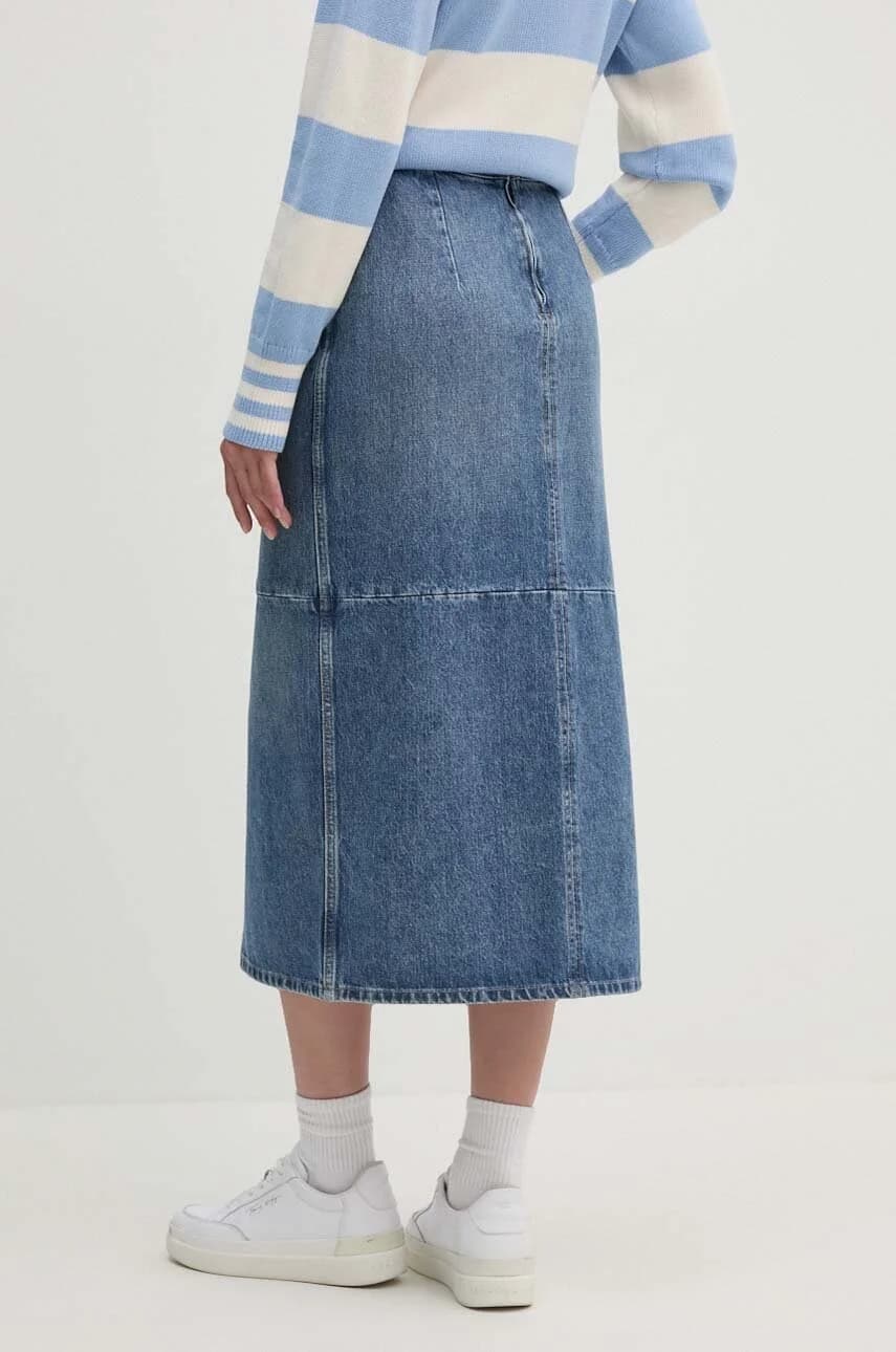 Джинсовая юбка - фото 3