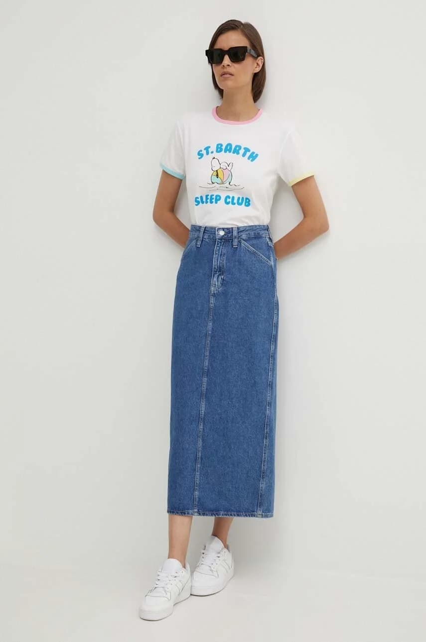 Джинсовая юбка - фото 2