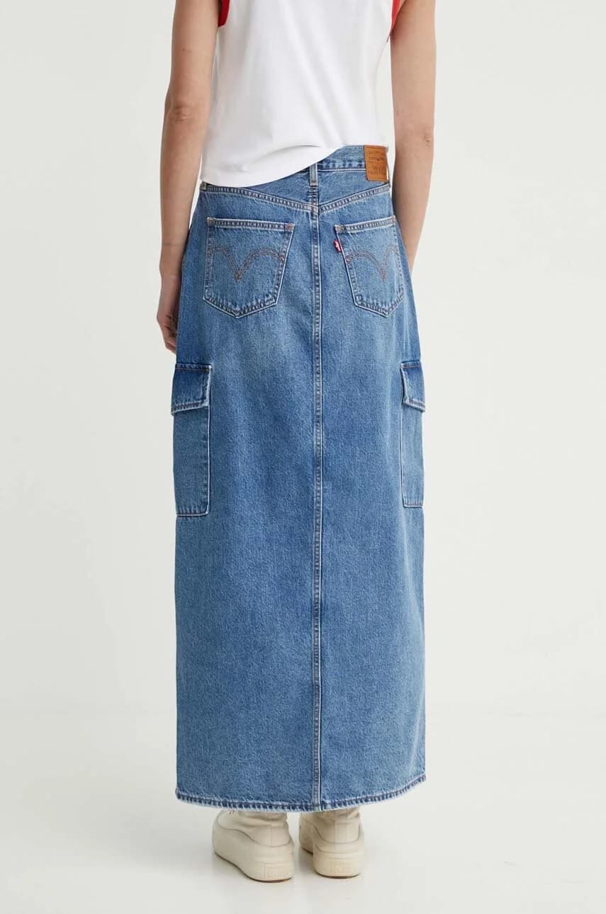 Джинсовая юбка - фото 4