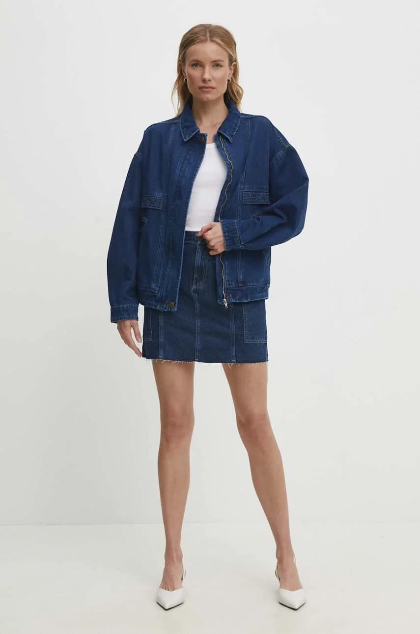 Джинсовая юбка - фото 2