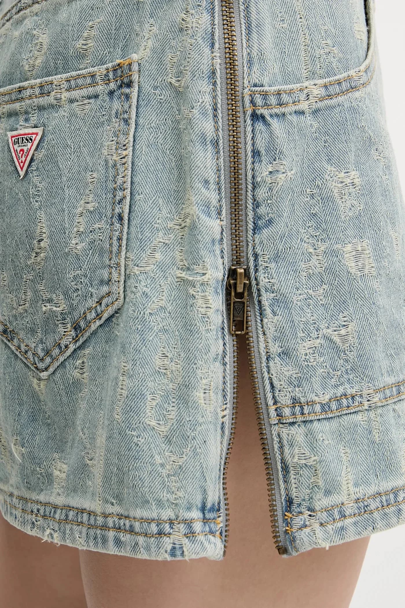 Джинсовая юбка - фото 4